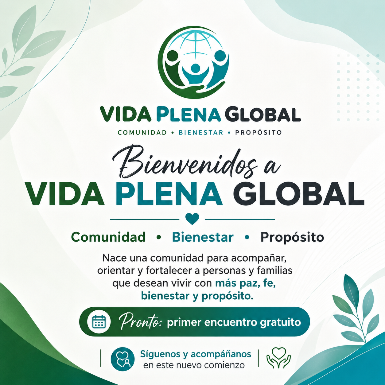 Bienvenida a VIDA PLENA GLOBAL